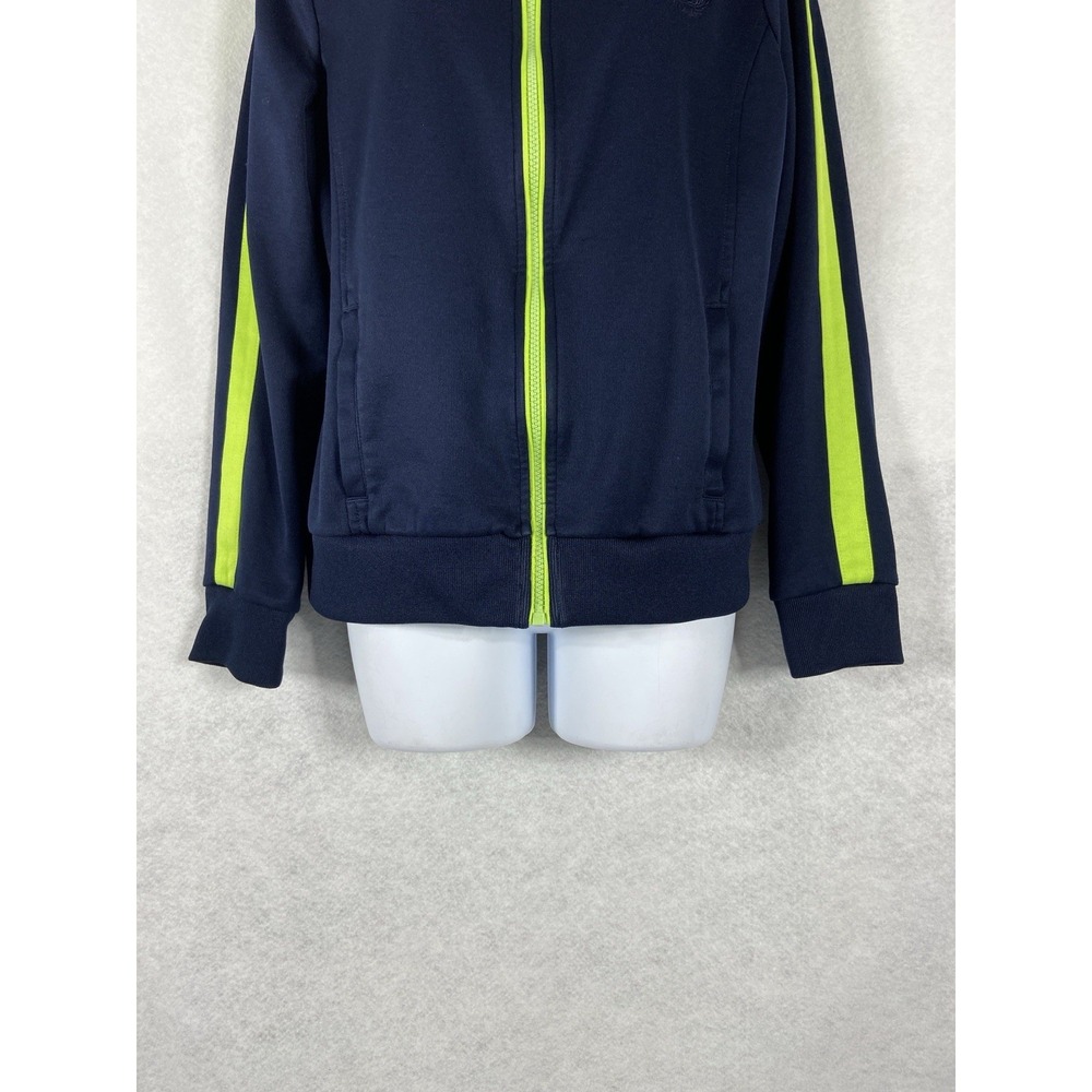 Lauren Ralph Lauren Active Track Jacket Women's Large Blue Full Zip Sporty Chic - Picture 3 of 11